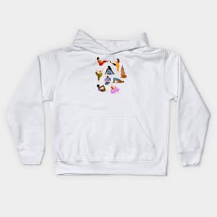 Rainbow yogis Kids Hoodie